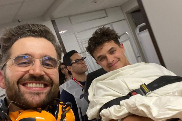 GP Las Vegas: Lando Norris já teve alta hospitalar (vídeo)