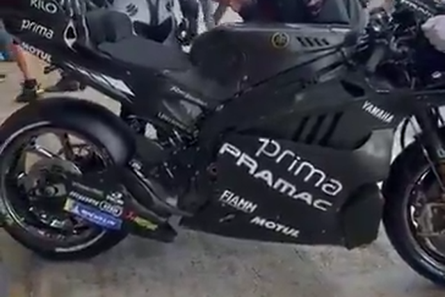 Miguel Oliveira já experimentou a nova moto na Pramac