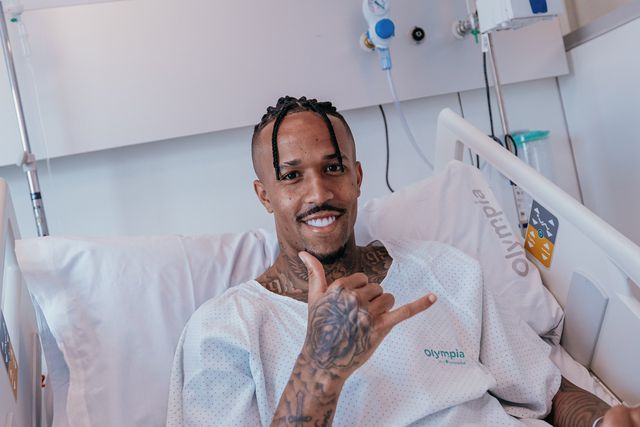 Militão foi operado com «sucesso» e deixou mensagem nas redes socias