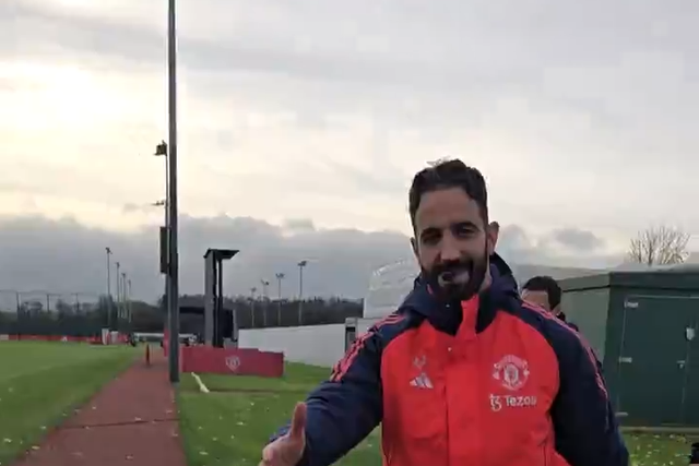 «Good Morning»: começou assim o segundo treino de Amorim