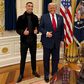 Cristiano Ronaldo ao lado de Donald Trump - Foto: Casa Branca