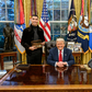 Cristiano Ronaldo com Donald Trump na Sala Oval - Foto: The White House