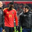 Lukebakio, extremo do Benfica, lesionou-se em representação da Bélgica - Foto Imago