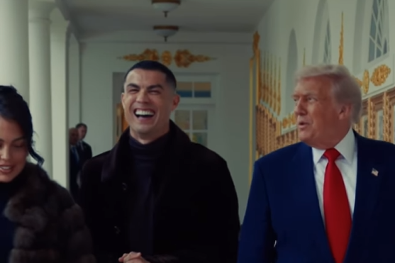 Ronaldo e Trump às gargalhadas na Casa Branca: «Two GOATS!» (vídeo)