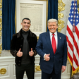 Cristiano Ronaldo com Donald Trump na Sala Oval - Foto: The White House
