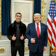 Cristiano Ronaldo com Donald Trump na Sala Oval - Foto: The White House