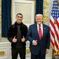 Cristiano Ronaldo com Donald Trump na Sala Oval - Foto: The White House