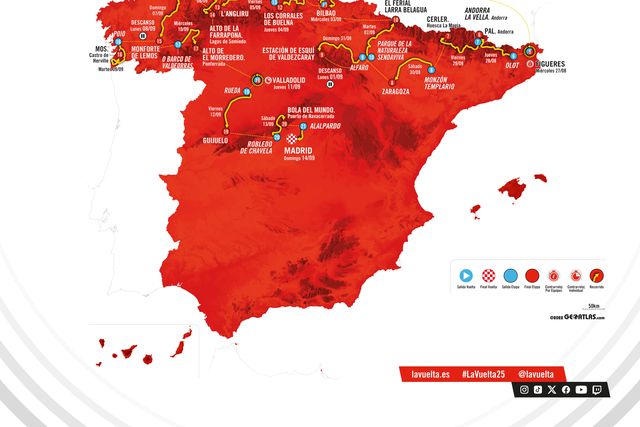 Não cabia mais montanha na Volta a Espanha 2025!