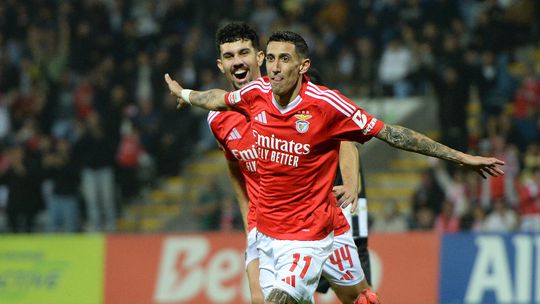 Benfica: Di María destacou-se a atacar… e a defender frente ao Nacional