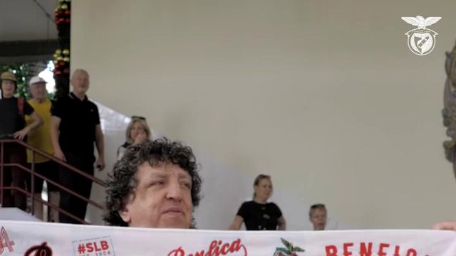 Ambiente de Natal benfiquista na Madeira