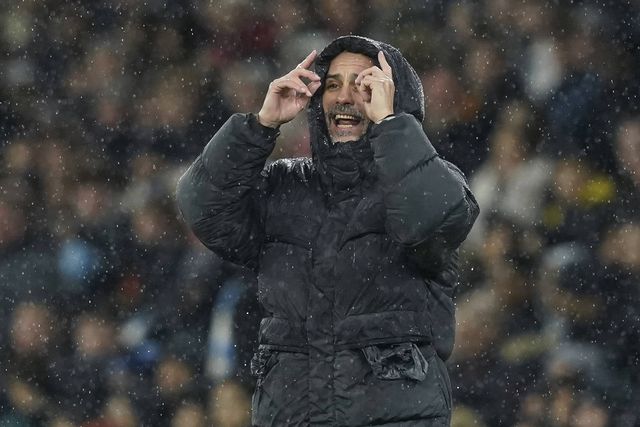 Pep Guardiola, treinador do Manchester City