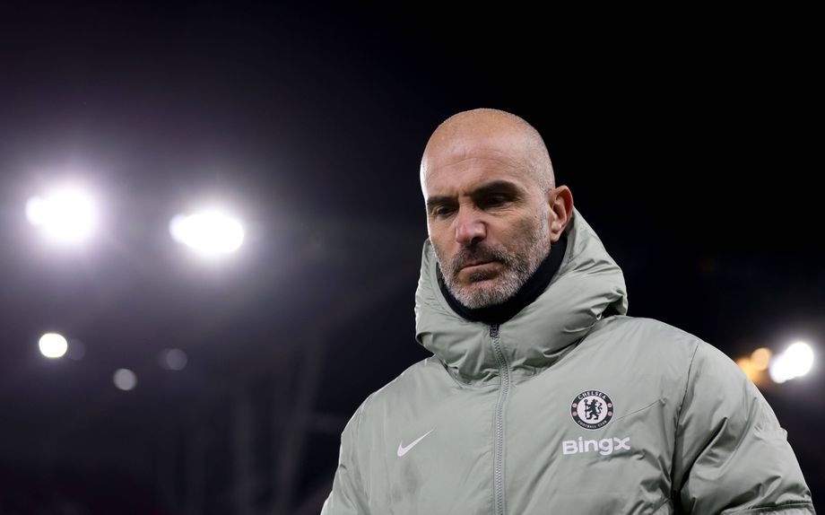 Enzo Maresca, treinador do Chelsea, em Cardiff para a Taça da Liga inglesa