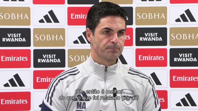 Arteta revelou o que quer receber para o Natal... e houve risos