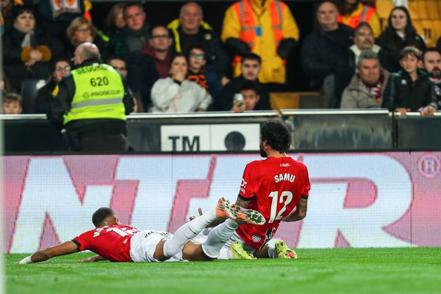 Samu Costa marcou para o Maiorca no empate com o Valência