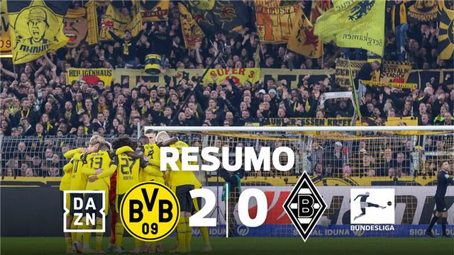 Dortmund isola-se no segundo lugar com assistência portuguesa (resumo)