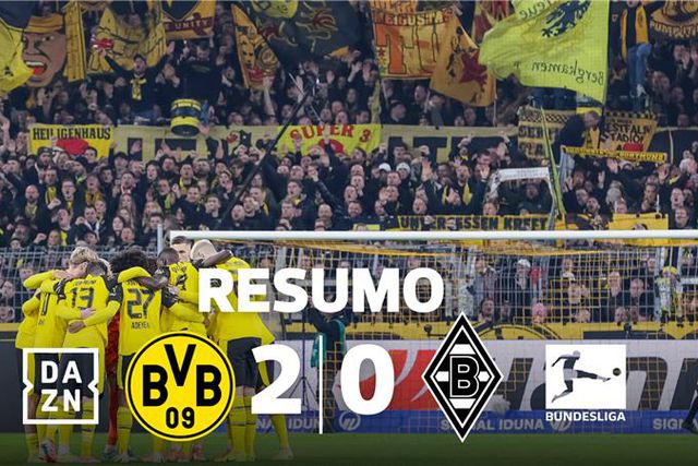 Dortmund isola-se no segundo lugar com assistência portuguesa (resumo)