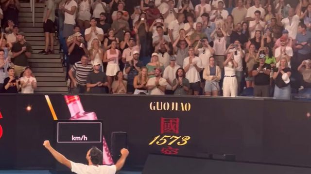 A festa de Nuno Borges após vitória histórica no Open da Austrália