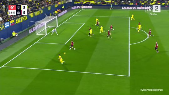 O resumo da goleada do Villarreal ao Maiorca de Samu Costa