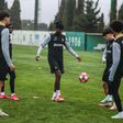 Sporting: treino com seis jovens
