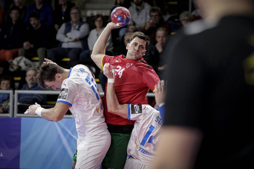 Alexandre Cavalcanti, jogador da Seleção Nacional de andebol.