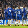 Festejos do Chelsea frente ao Wolverhampton