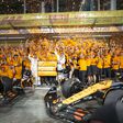 A festa da McLaren pelo título de construtores