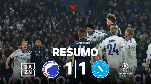 Nápoles tropeça em Copenhaga e pode ser ultrapassado pelo Benfica (resumo)