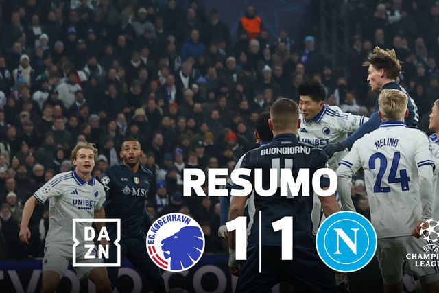 Nápoles tropeça em Copenhaga e pode ser ultrapassado pelo Benfica (resumo)