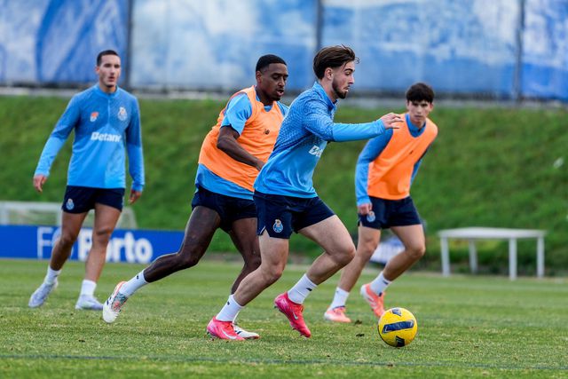 Jogadores dos dragões vão enfrentar um frio gélido - Foto: FC Porto