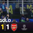 Só assim é que se marca ao Arsenal na Champions (vídeo)