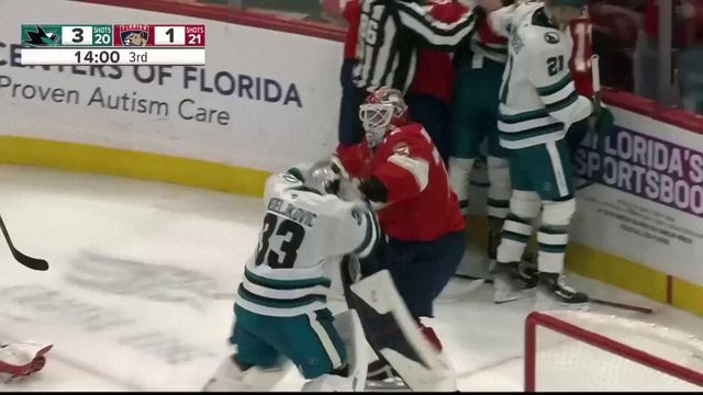 Um russo e um americano ao soco? Não é o Rocky IV, é a NHL