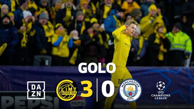 Golaço na Noruega: frieza de Hauge 'congelou' o City