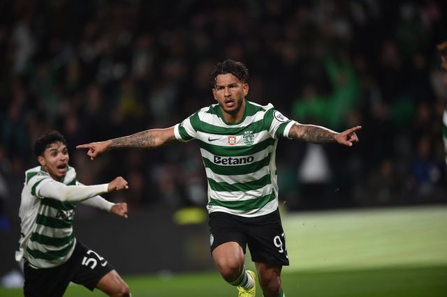 Suáres adiantou o Sporting aos 74 minutos. Foto: Miguel Nunes