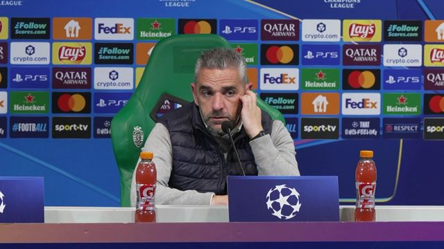 Rui Borges explica como o Sporting bateu o campeão europeu