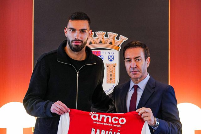 Adrian Barisic com António Salvador - Foto: SC Braga