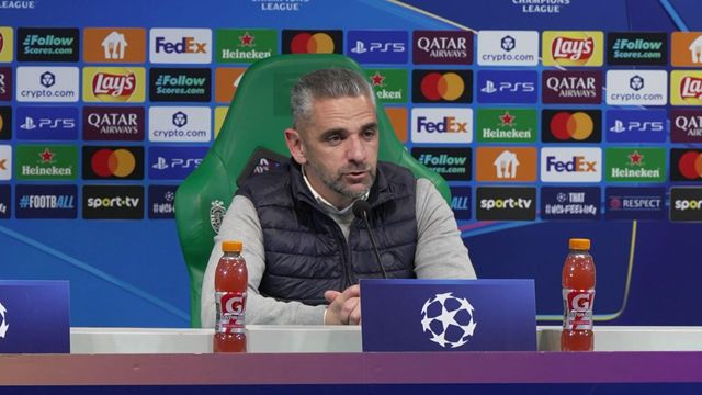 Rui Borges: «Objetivo é passar aos oitavos da Champions... para descansar mais»