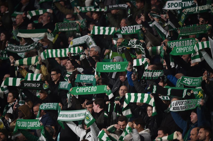 Adeptos do Sporting nas bancadas de Alvalade - Foto: Miguel Nunes