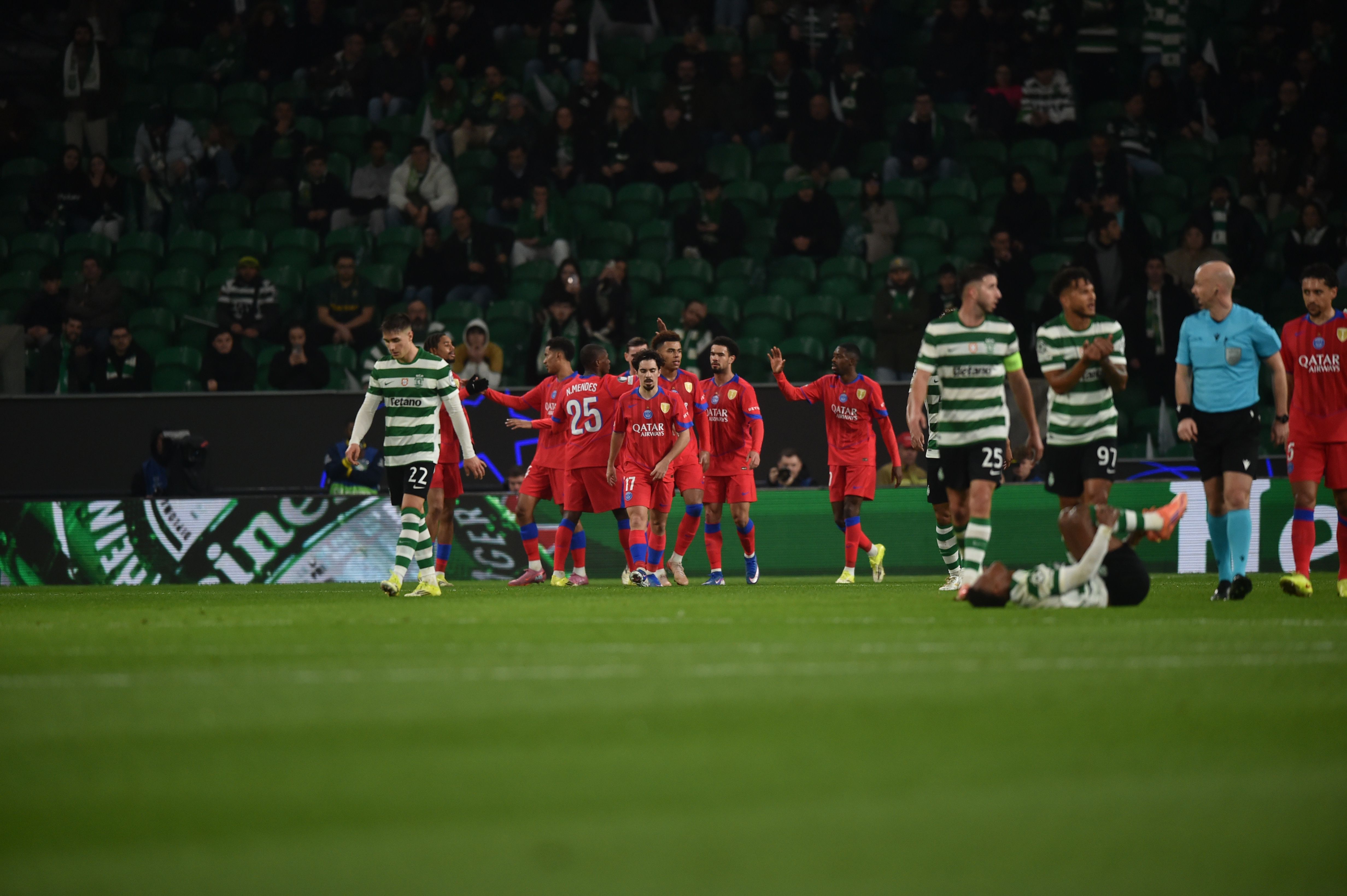 PSG teve um golo anulado aos 30 minutos. Foto: Miguel Nunes