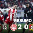 Olympiakos vence à boleia de Costinha e Taremi (resumo)