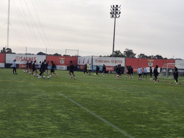 Treino do Benfica no Seixal