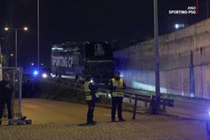 Muito incentivo na chegada da comitiva do Sporting a Alvalade