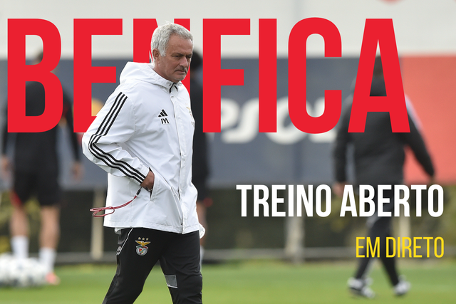 Direto: siga o treino do Benfica