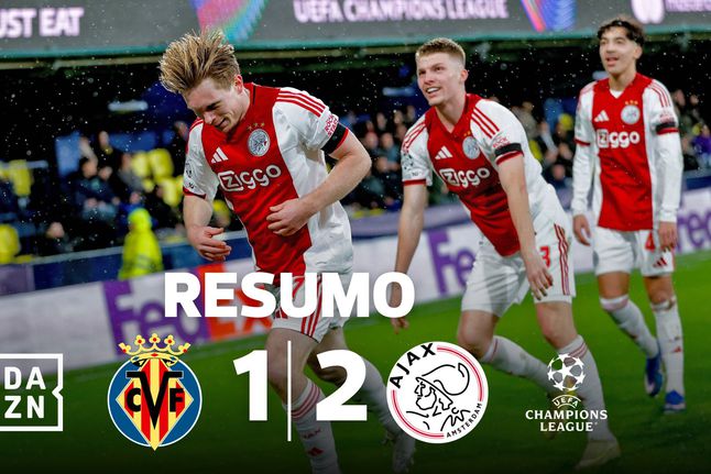 Reviravolta do Ajax mantém viva esperança do 'play-off' (resumo)