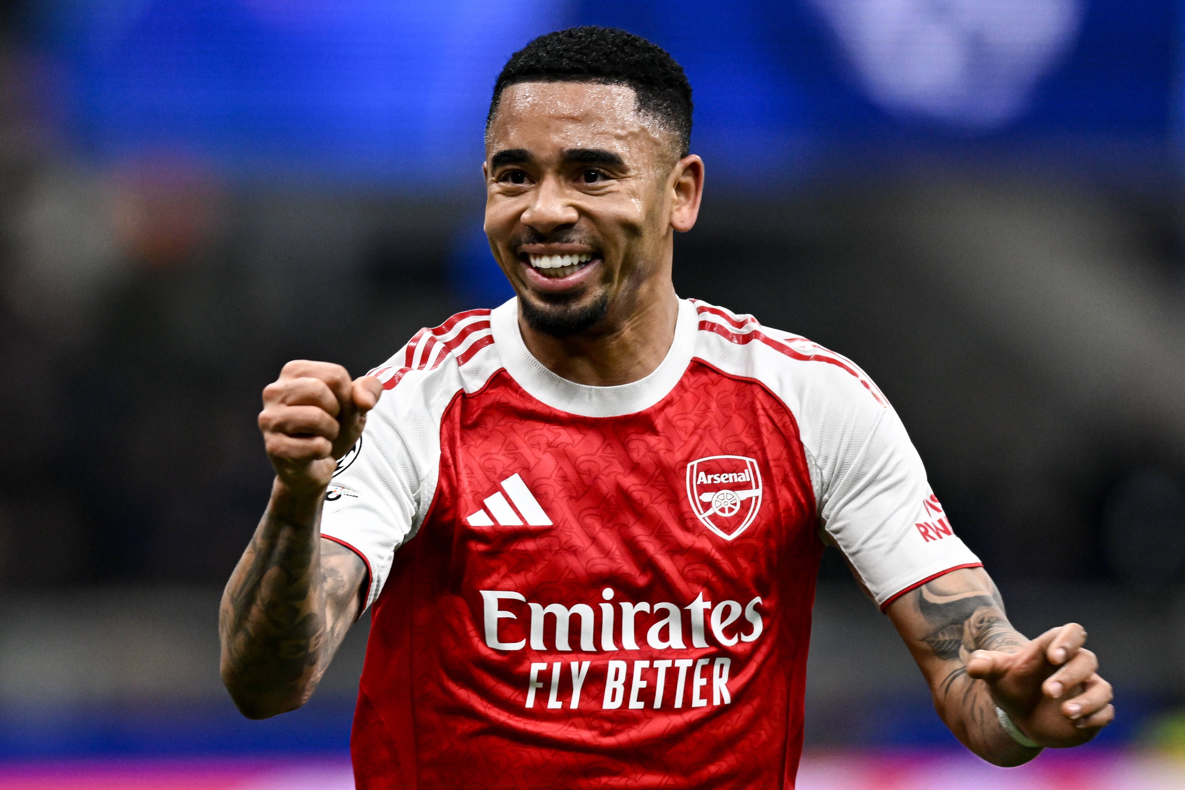 Gabriel Jesus - €9,1 milhões. Um de dois colegas de Gyokeres no Arsenal que está nesta lista (IMAGO)