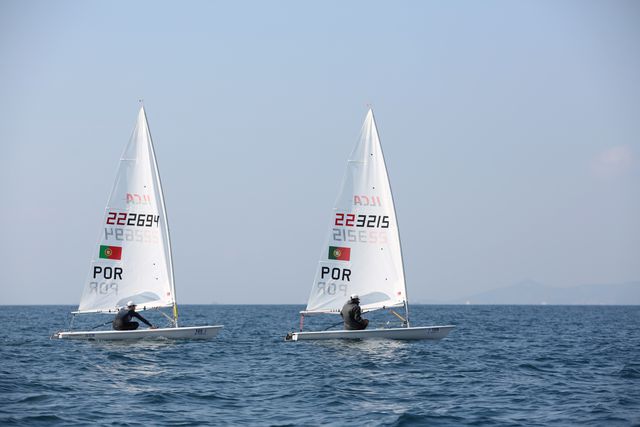 Eduardo Marques e Lourenço Mateus vencem regata nos Europeus de ILCA 7