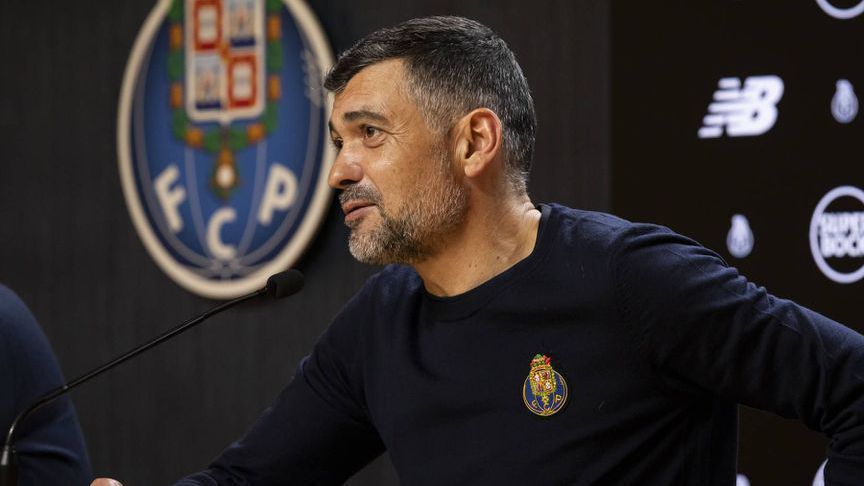 Sérgio Conceição em direto na antevisão ao Benfica