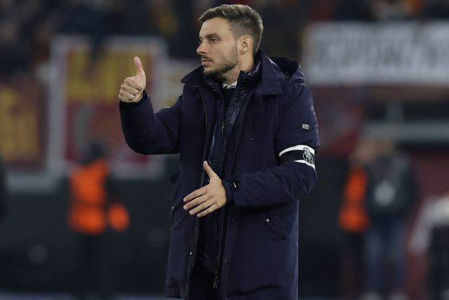Martín Anselmi no Roma-FC Porto
