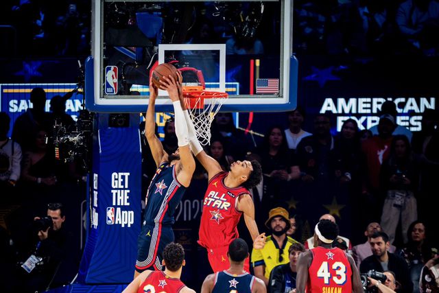 Victor Wembanyama no All-Star Game (X/@spurs)