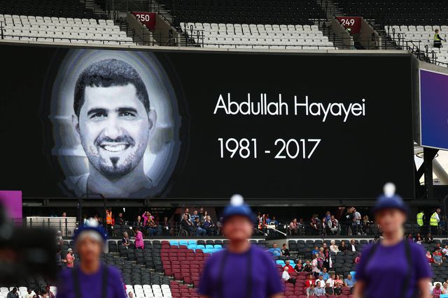 Abdullah Hayayei faleceu enquanto cumpria um treino no Newham Leisure Centre, em Londres - Foto: IMAGO