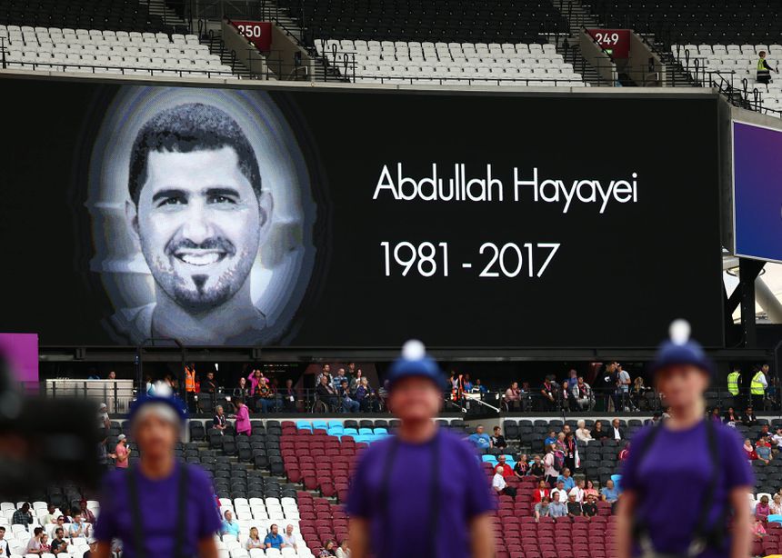 Abdullah Hayayei faleceu enquanto cumpria um treino no Newham Leisure Centre, em Londres - Foto: IMAGO